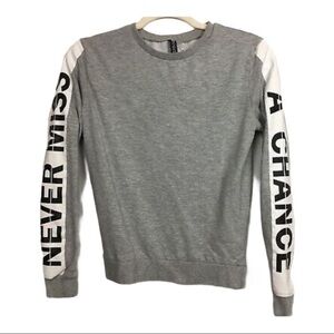 DIVIDED by H&M Never Miss A Chance Sweatshirt Small